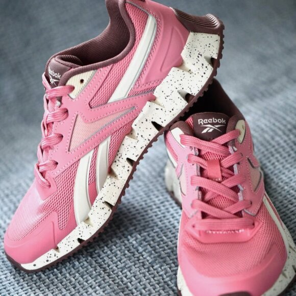 NEW Size: 7 Women | Reebok Floatzig Running Shoes, Color: Pink/Warm Beige - Picture 12 of 15